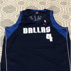 Michael Finley Dallas Mavericks Nike Jersey Men’s Size 2XL +2 Away #4 Blue Team